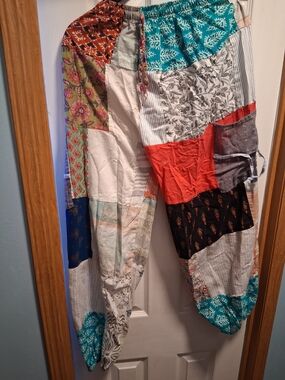 Boho Patchwork Pants